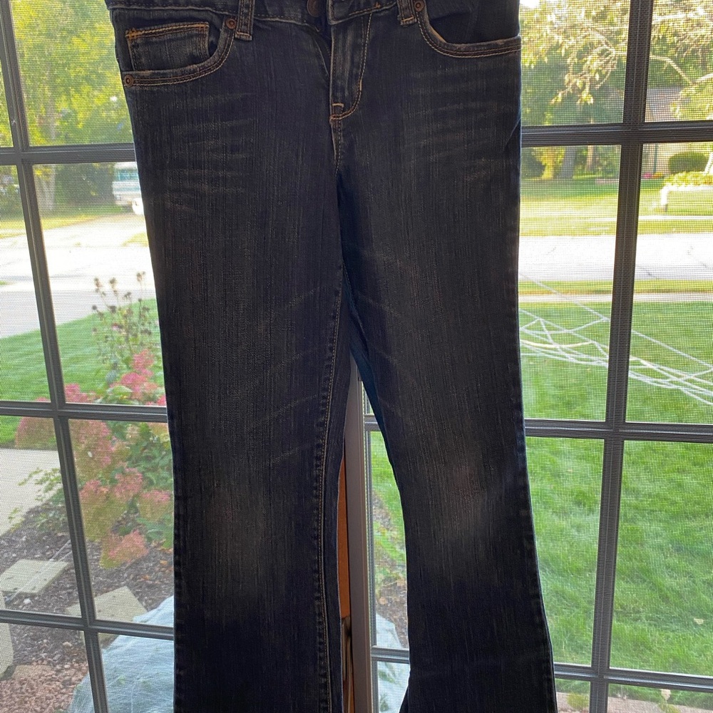 Old Navy Girl's Dark Blue Boot Cut Jeans